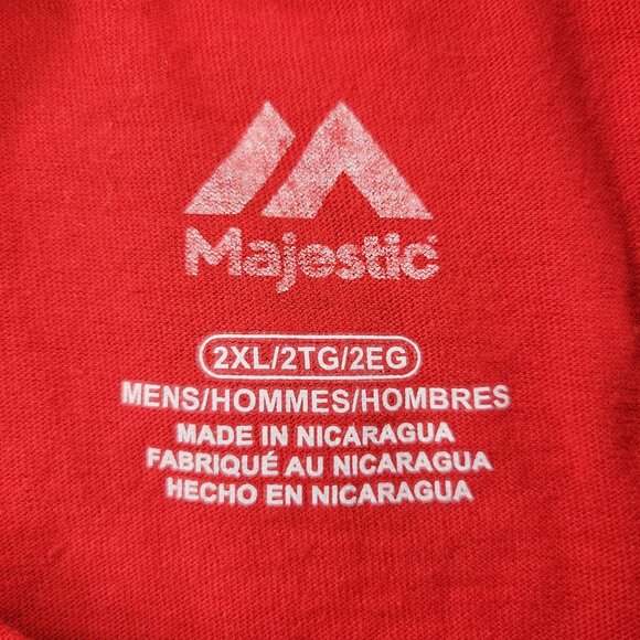 Anaheim Angels Shirt Men 2XL Red MLB Baseball Logo Crew Neck Short Sleeve Adult - Picture 12 of 13